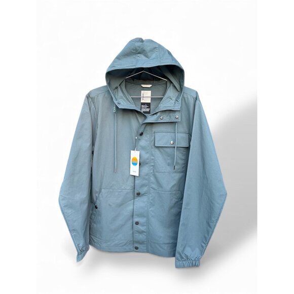 Vuori Dyer Jacket Men’s Medium Hooded Water-Resistant Zip Snap Travel Outdoor - Picture 1 of 5